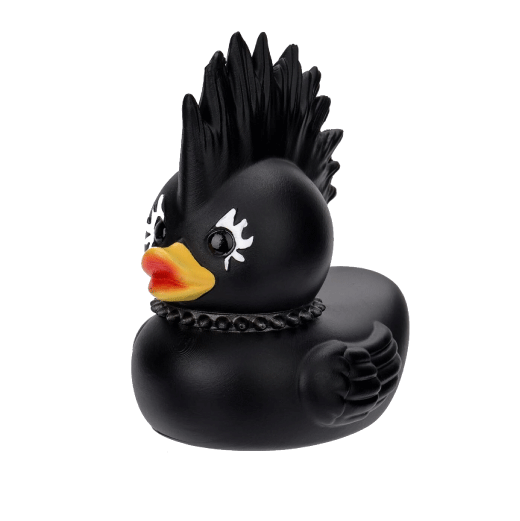 Mohawk Goth Duck   / Size: 8x7x6 cm